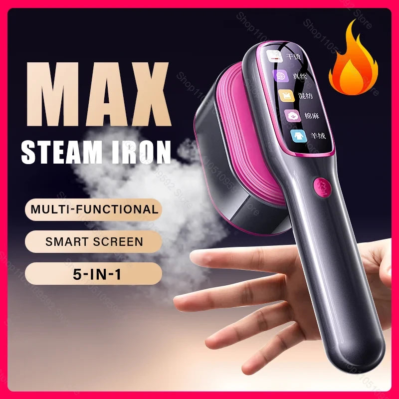 Handheld Steam Iron Garment Steamer – Wrinkle-Free in Seconds